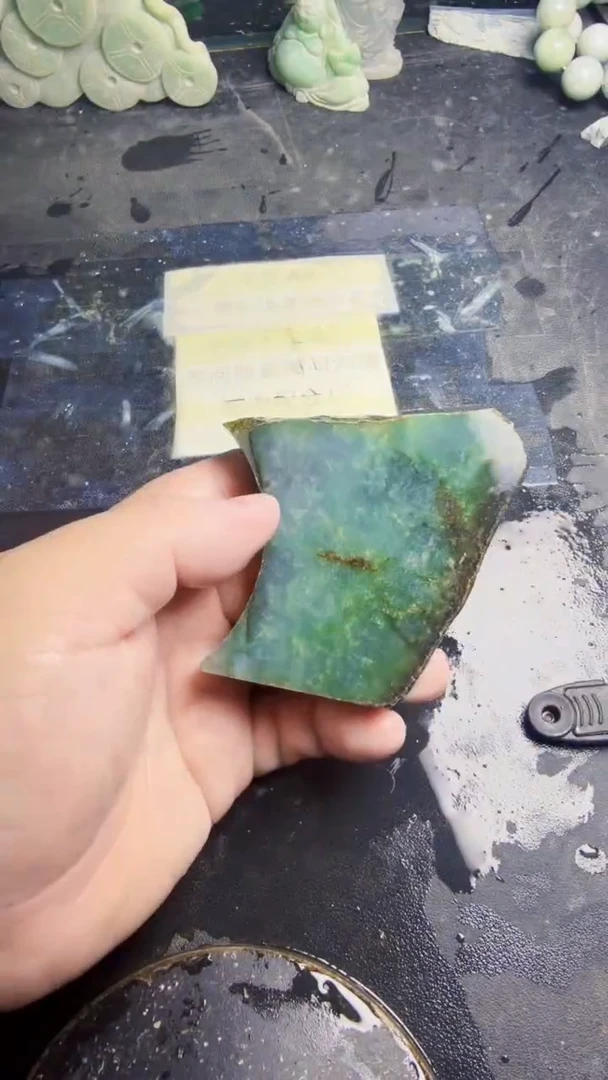 未镶嵌挂件翡翠天然翡翠075