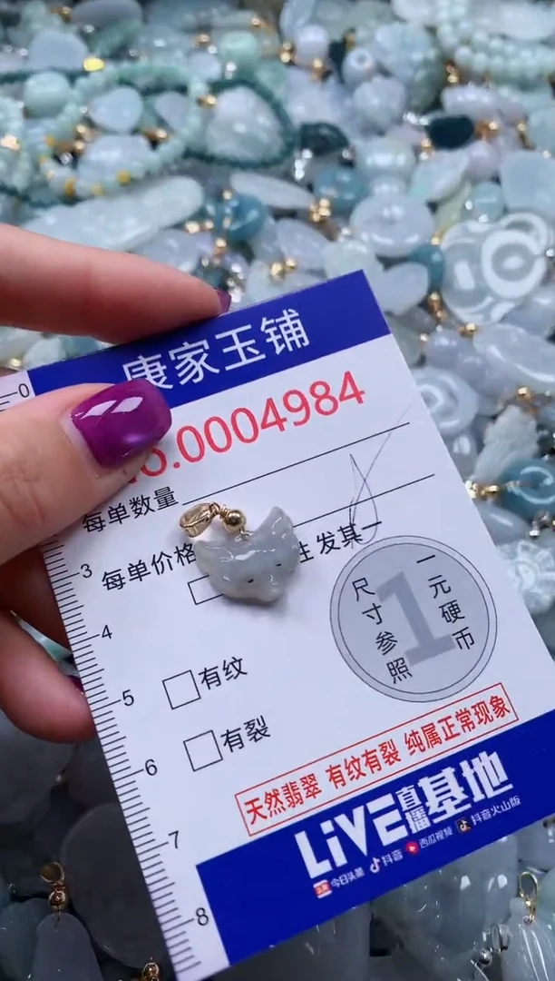 颈饰未镶嵌翡翠4984