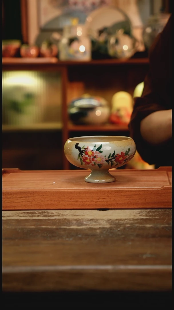 摆件景德镇纯手工釉下彩精品茶具