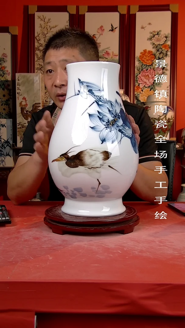 摆件景德镇陶瓷 手工手绘17