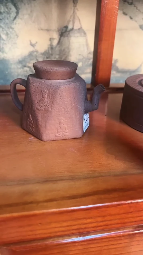 【闪购商品】K02朱泥万佛壶全手老岩泥