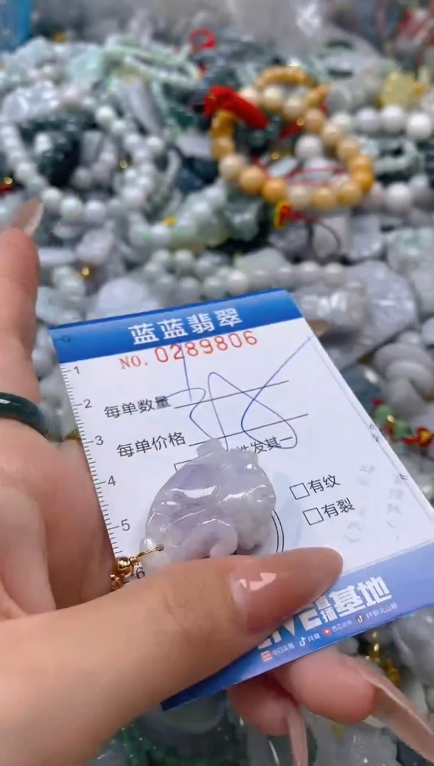 翡翠未镶嵌颈饰闪购0289806