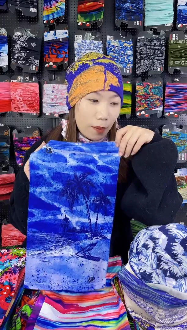 涤纶超*孤品 百变魔术头巾 锦纶