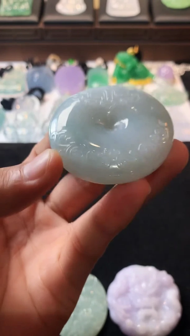 未镶嵌定制翡翠永***念  3906毛货不退不换