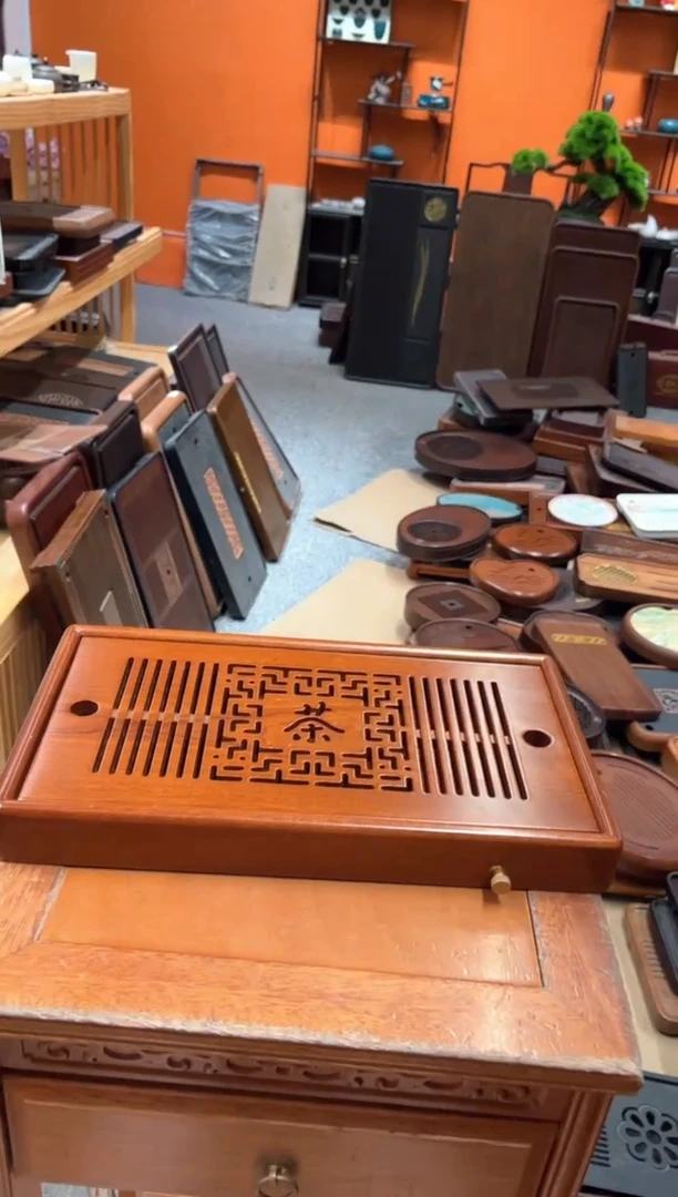 茶盘 茶盘茶盘茶盘36*20花梨木