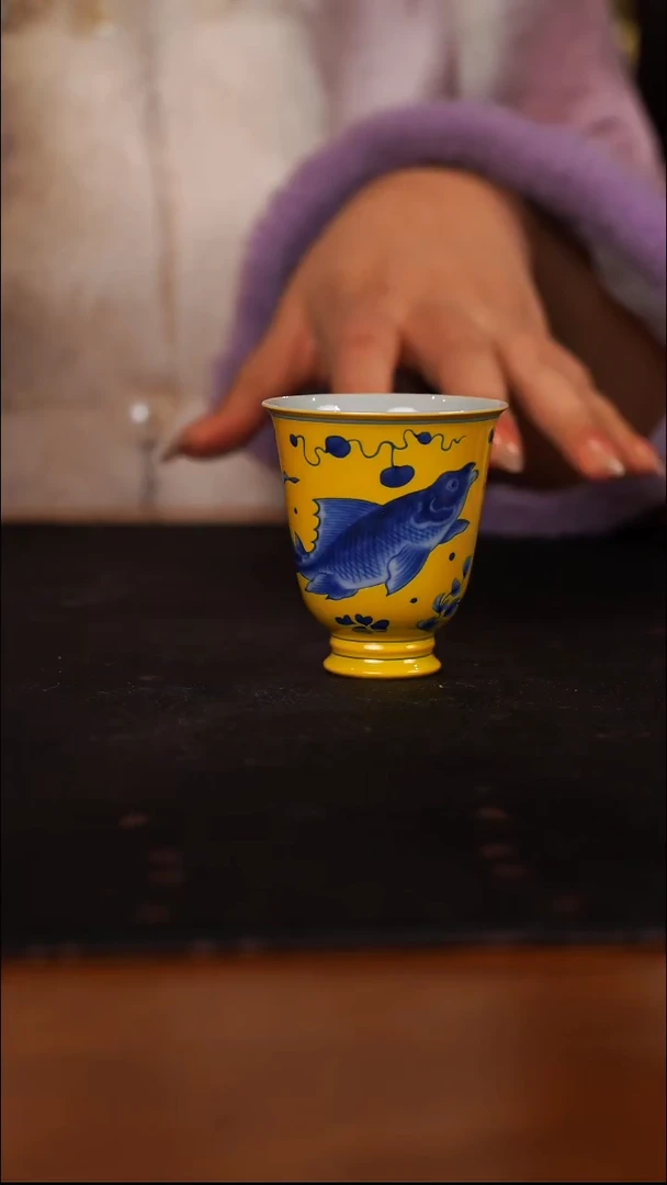 望月怀古陶瓷主人杯