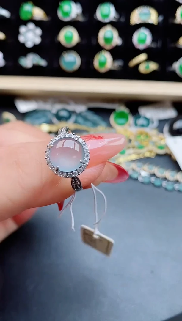 【闪购商品】翡翠戒指银S925镶嵌121212