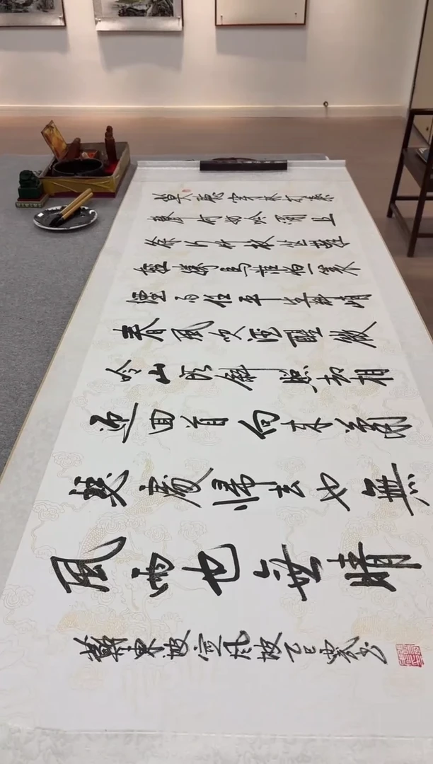 书法张西武 定风波 挂轴