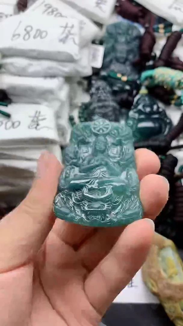 翡翠未镶嵌颈饰888