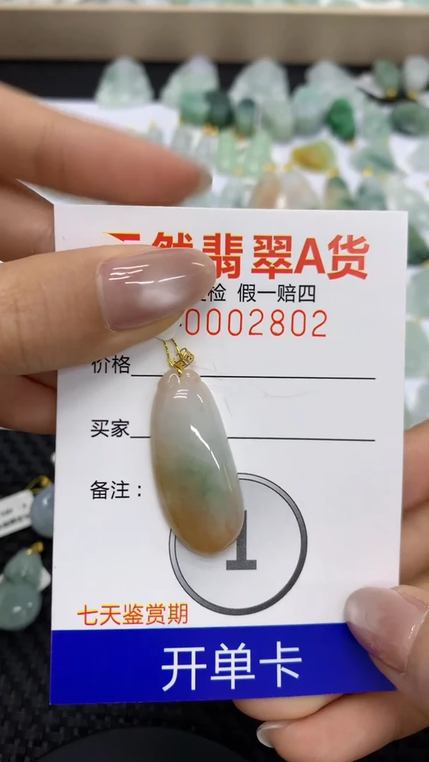 【闪购商品】翡翠颈饰18K金镶嵌11111111111