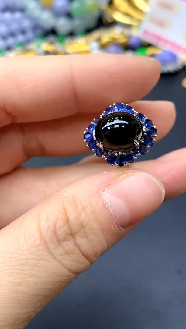 18K金镶嵌戒指翡翠286-中国好珍宝