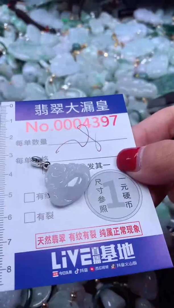 颈饰未镶嵌翡翠4397