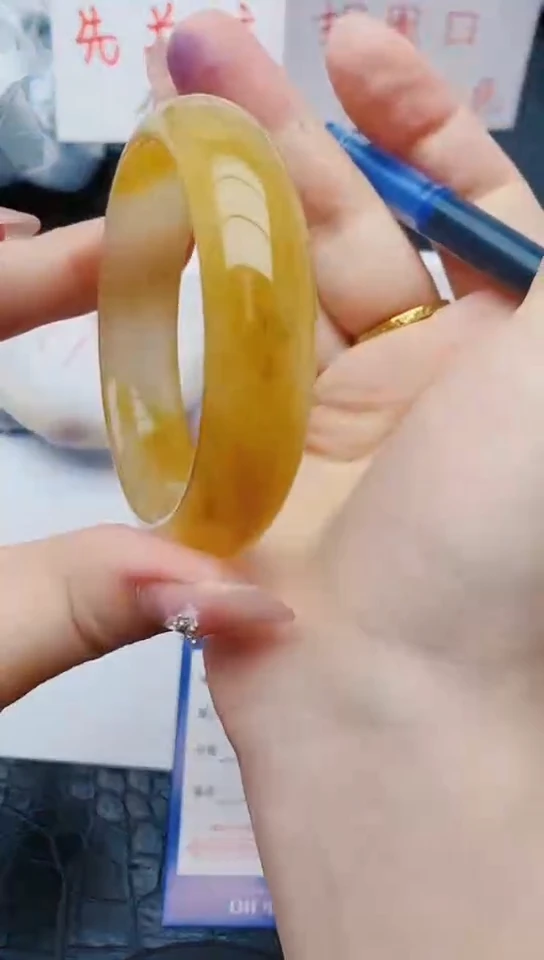 未镶嵌手镯石英质玉y301+54-55