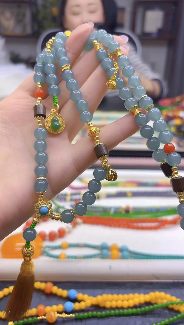 毛衣链未镶嵌翡翠DIY款M651