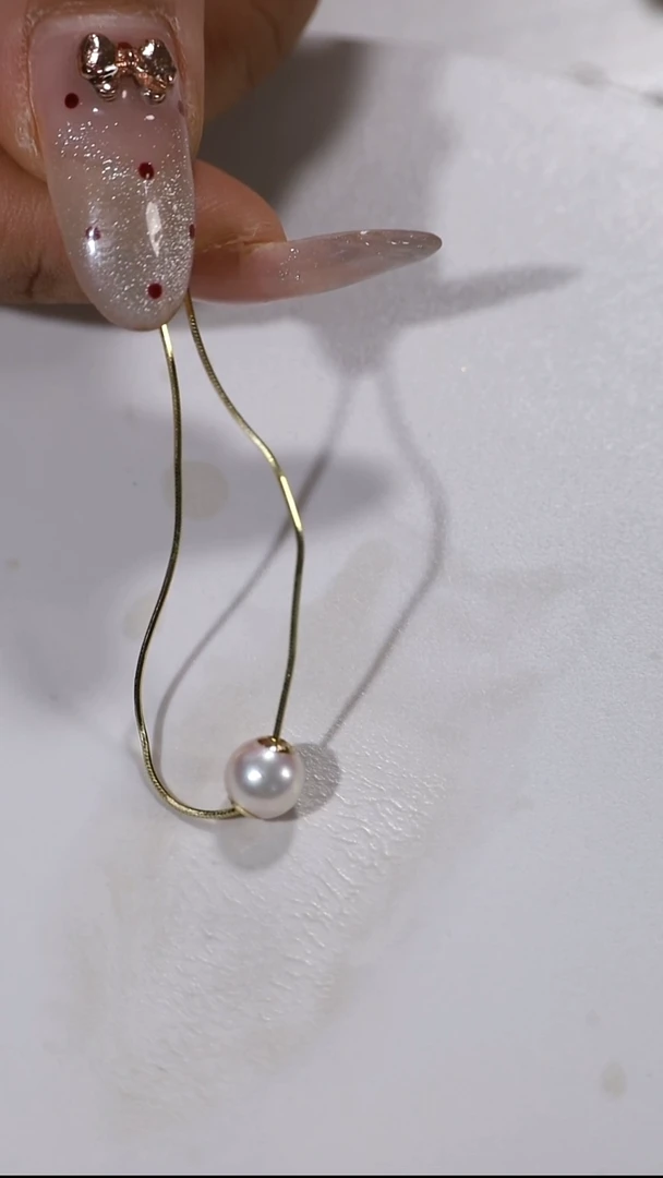 吊坠(赠链)18K金镶嵌海水珍珠akoya路路通款式吊坠