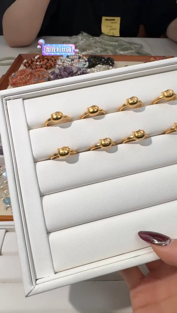 【闪购商品】水晶手链未镶嵌F007沙jinkt猫戒指