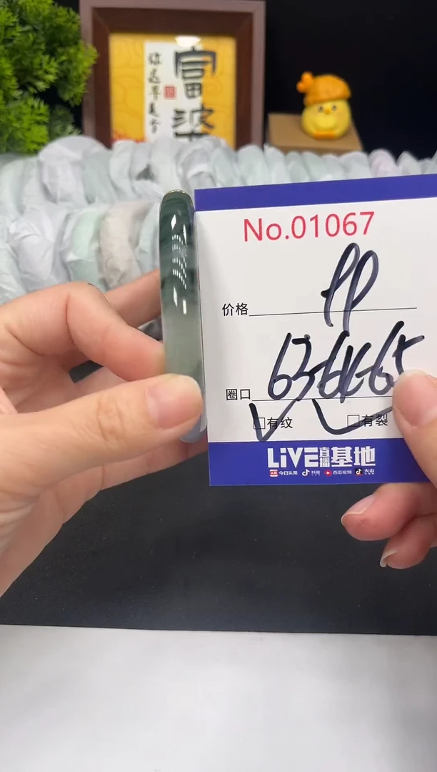 未镶嵌手镯翡翠拍下以实物为准1067