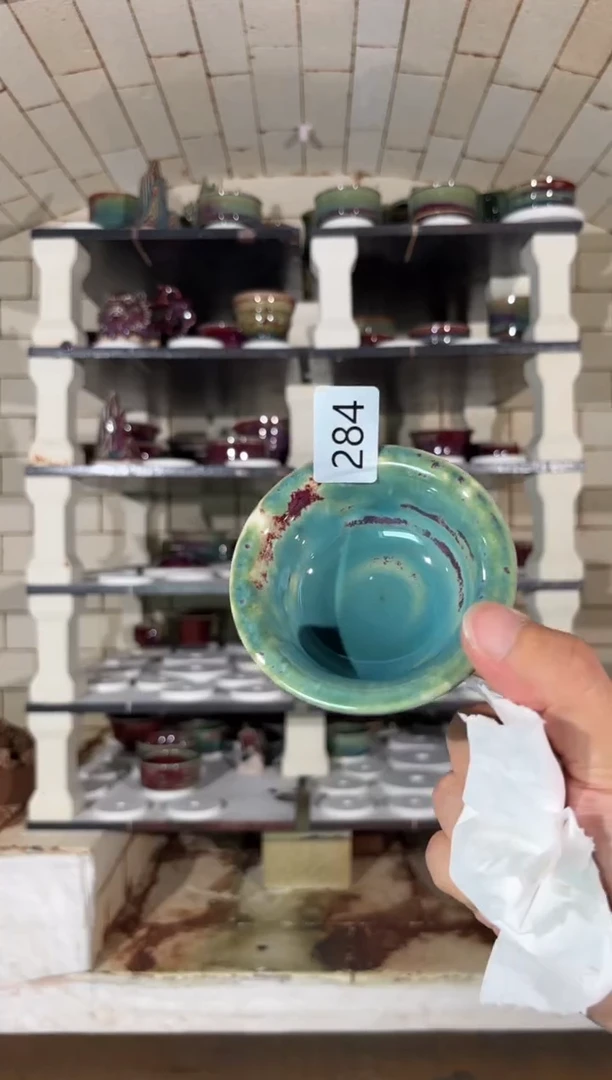 摆件精品窑变钧瓷茶器