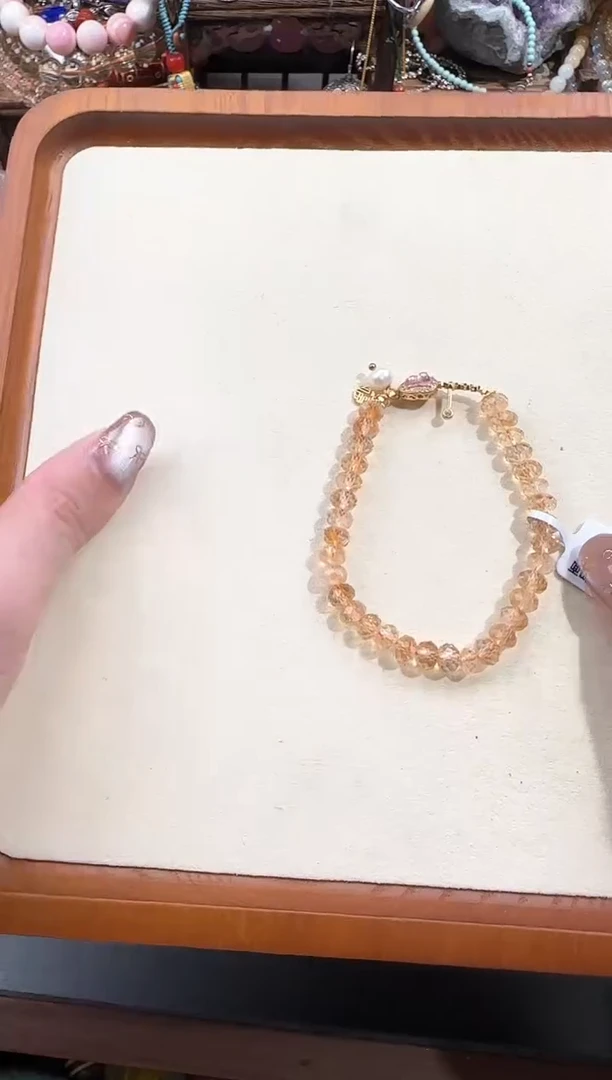 水晶手链银S925镶嵌546451313133