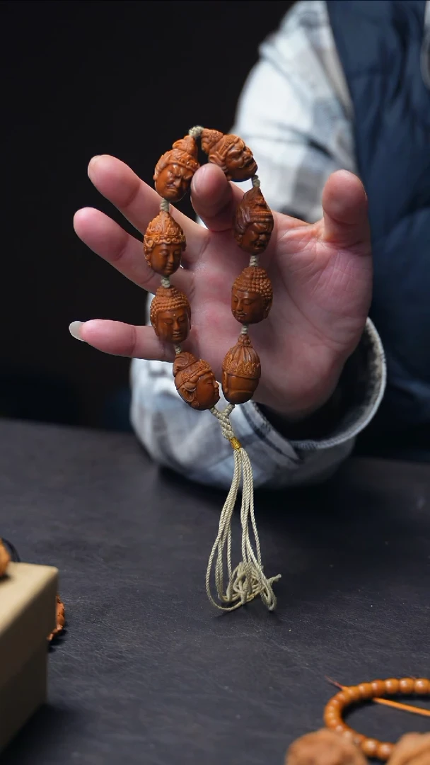 【闪购商品】橄榄核手串/手链一心【万佛法相】