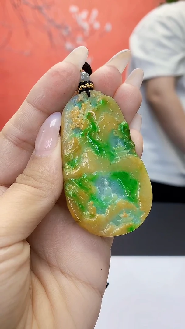 未镶嵌定制翡翠4917ty-毛货挂件17