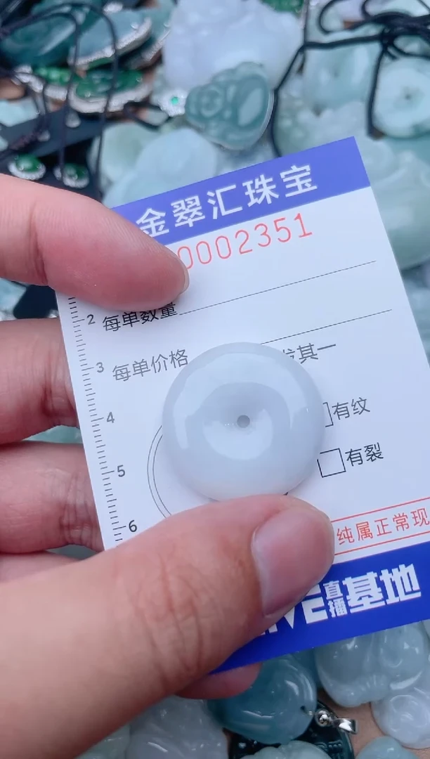 翡翠未镶嵌颈饰2351