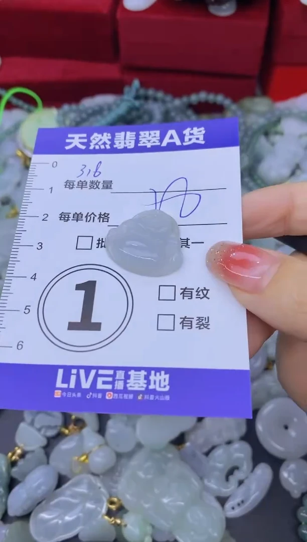 颈饰未镶嵌翡翠天然翡翠A货批量多样性发一件