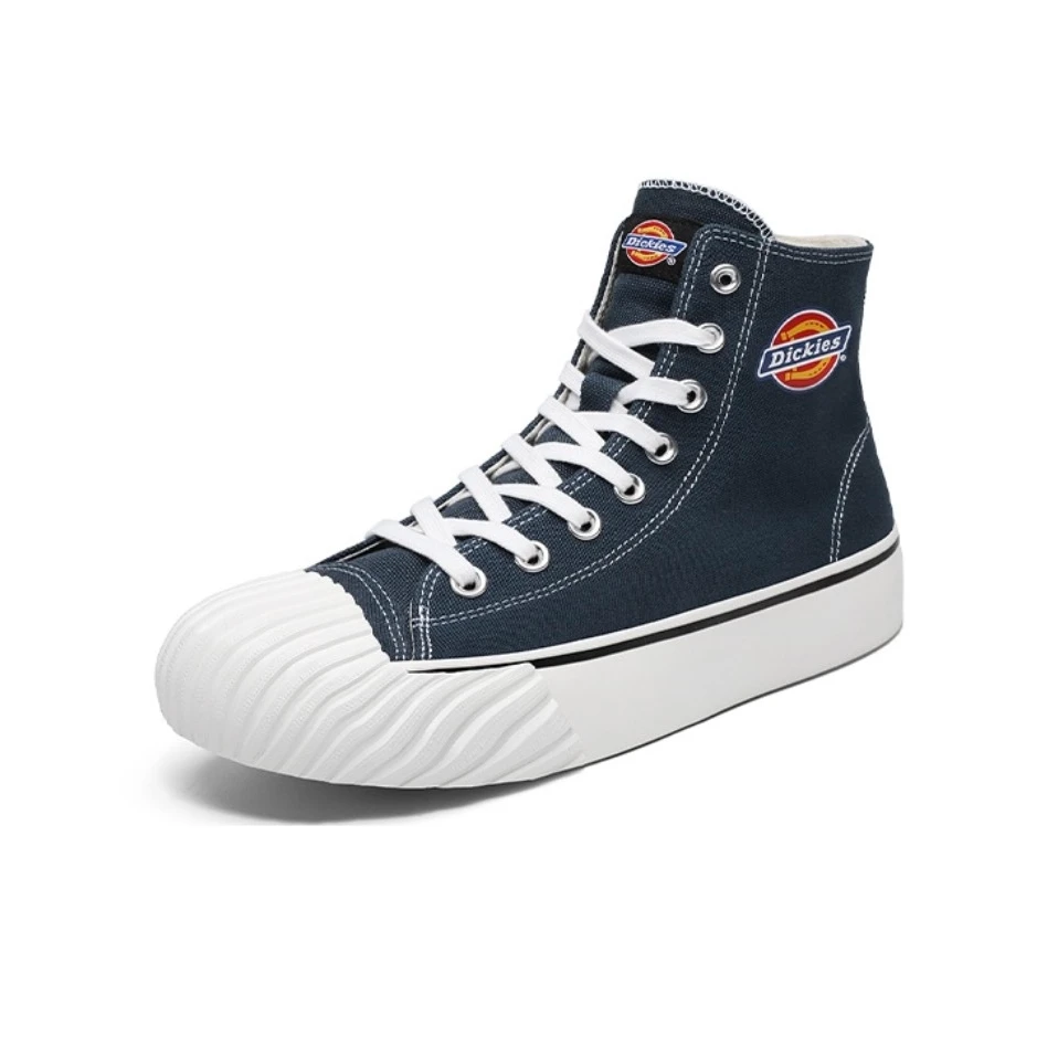 Dickies新款高帮帆布鞋 男女同款203N50LXS51-蓝色