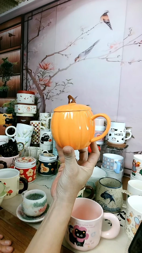 陶【新品福利】南瓜马克杯