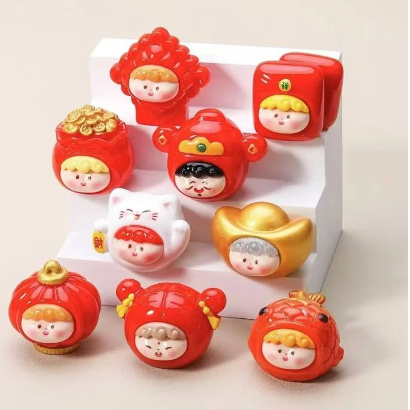 【直播拆】实色新年莉莉丝车载可爱家用创意陶瓷治愈系日式网红