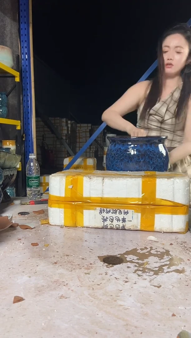 宜兴紫砂粗陶花盆27/31