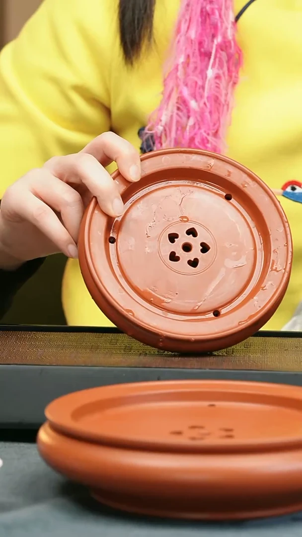 【闪购商品】紫砂茶宠五堂 熊二-6寸茶盘