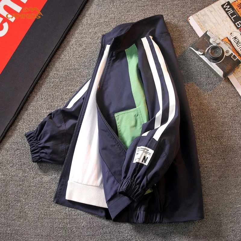 男童外套春秋款上衣新款儿童春装中大童酷帅气风衣男孩春季洋气潮