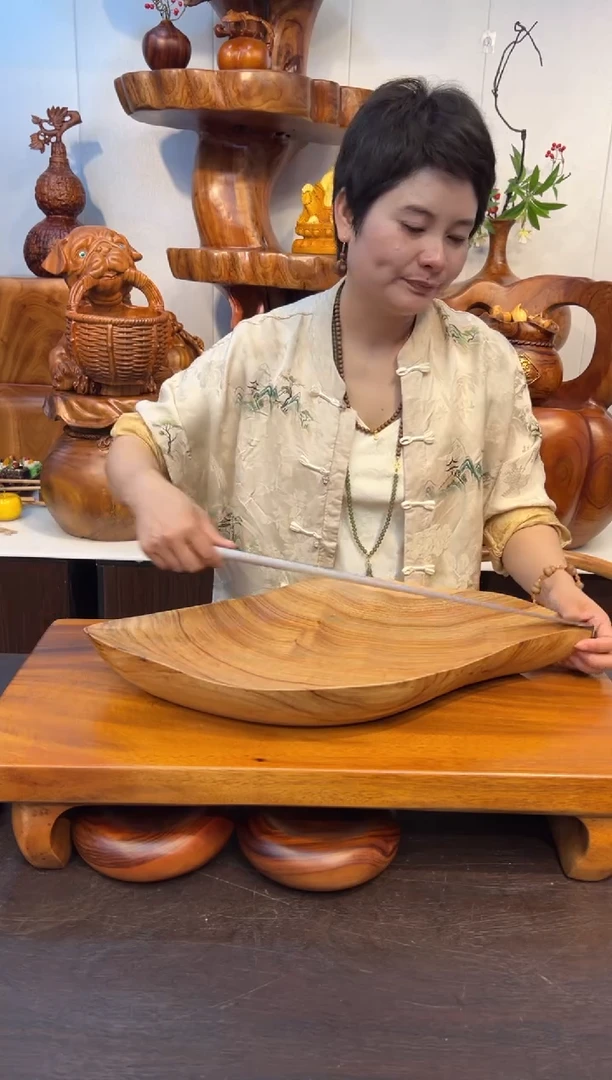 木实木手工大果盘