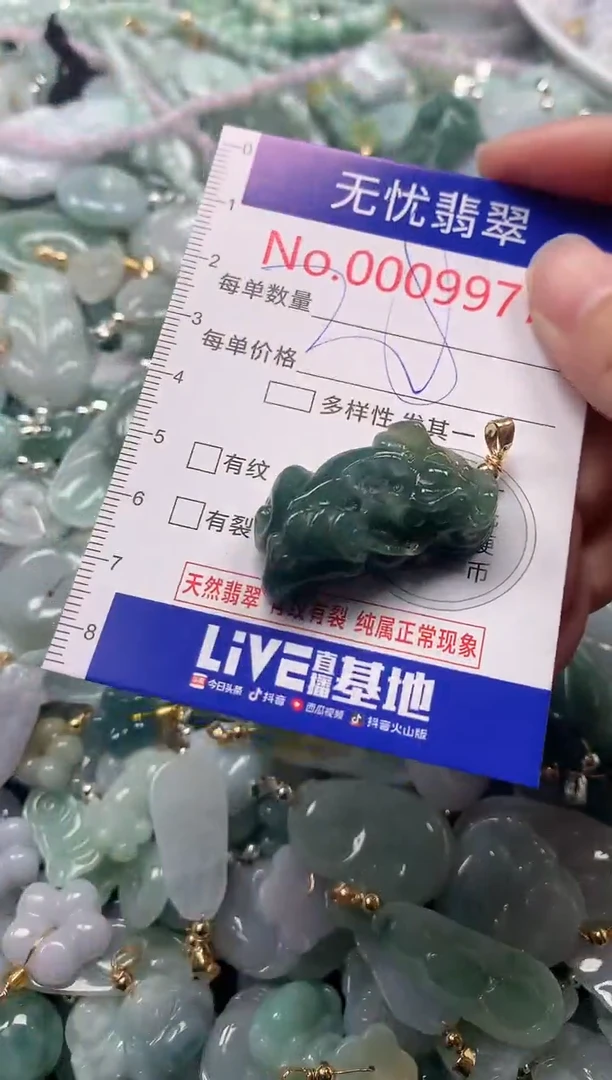 吊坠(不含链)未镶嵌翡翠9977