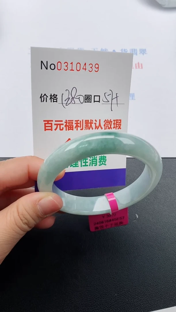 【闪购商品】翡翠手镯未镶嵌天然A货翡翠0310439