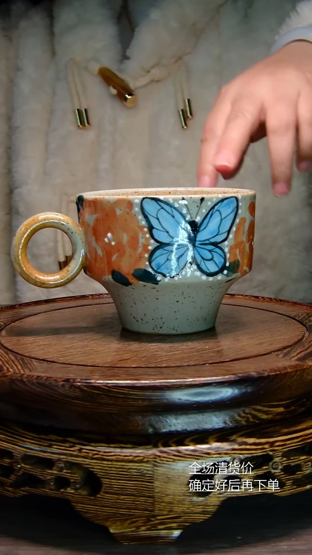 【闪购商品】杯子纯手工手绘杯子景德镇