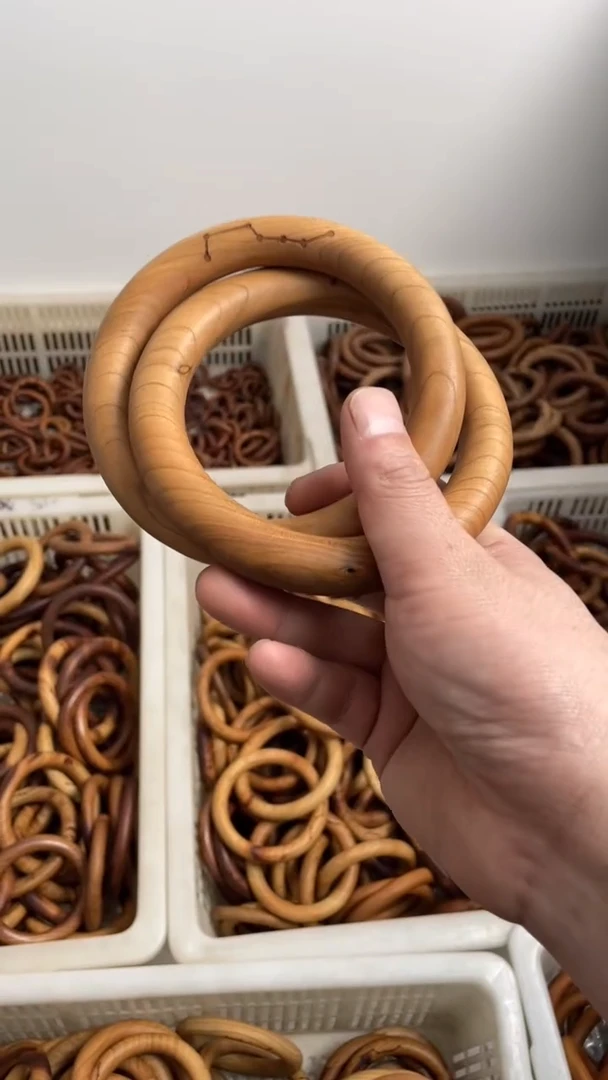 【闪购商品】木桃木80刻六七星乾坤圈微瑕随机发