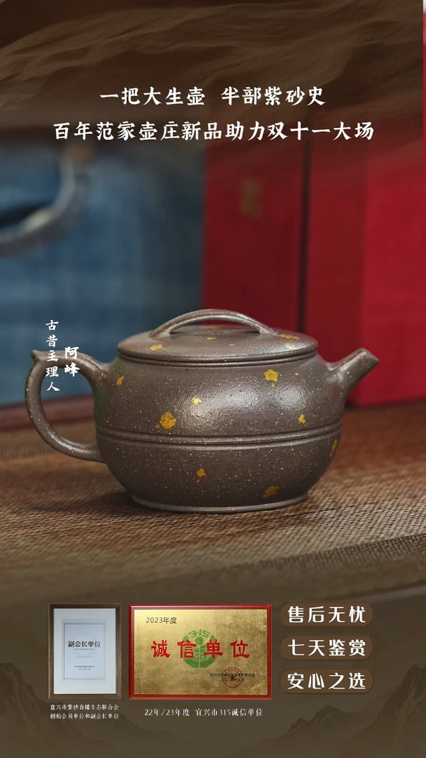 范家壶庄古天青汉瓦210cc