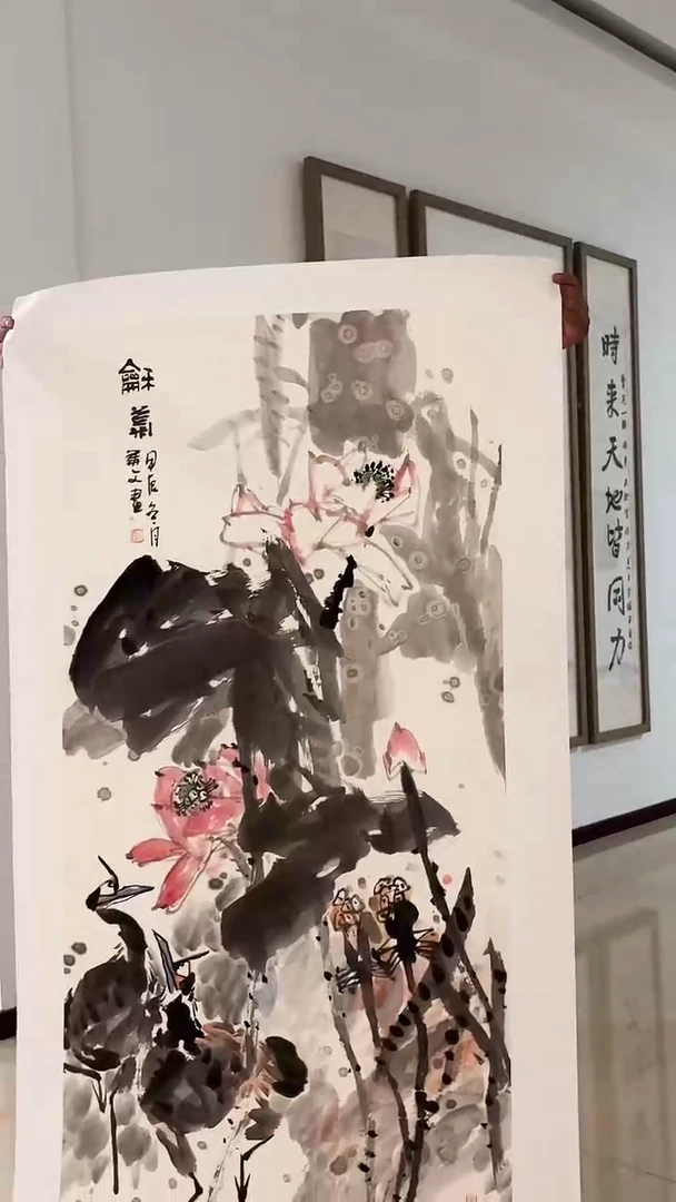 国画包头艺博会老师作品