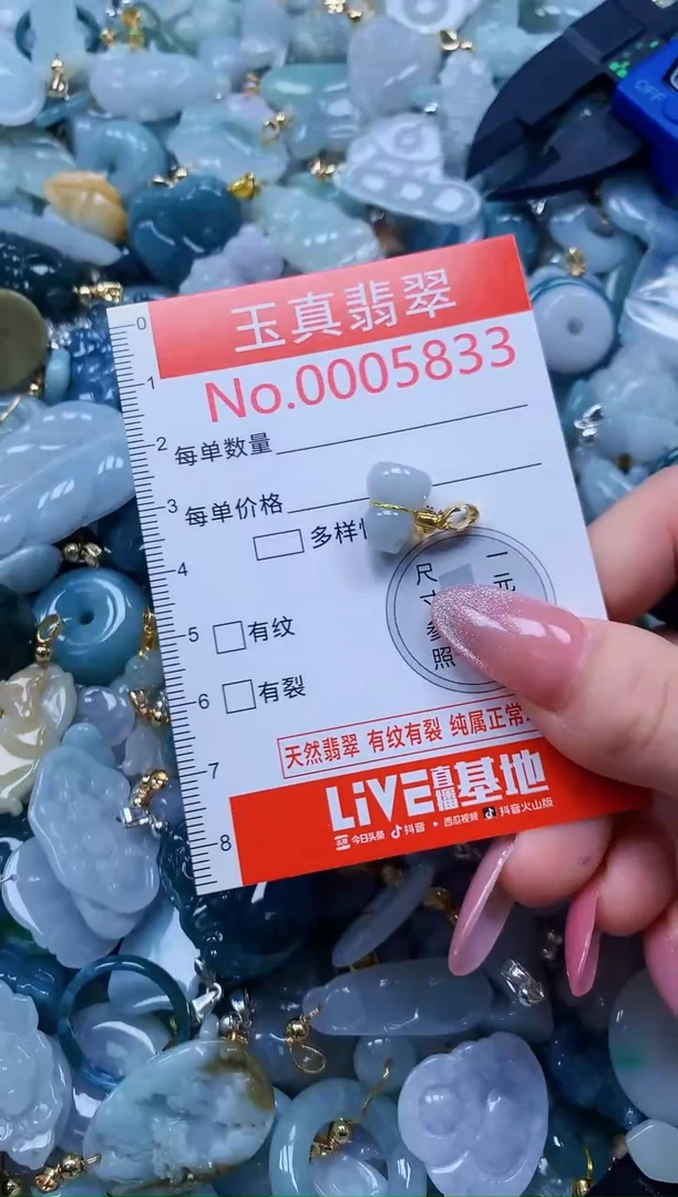 翡翠未镶嵌吊坠(不含链)5883