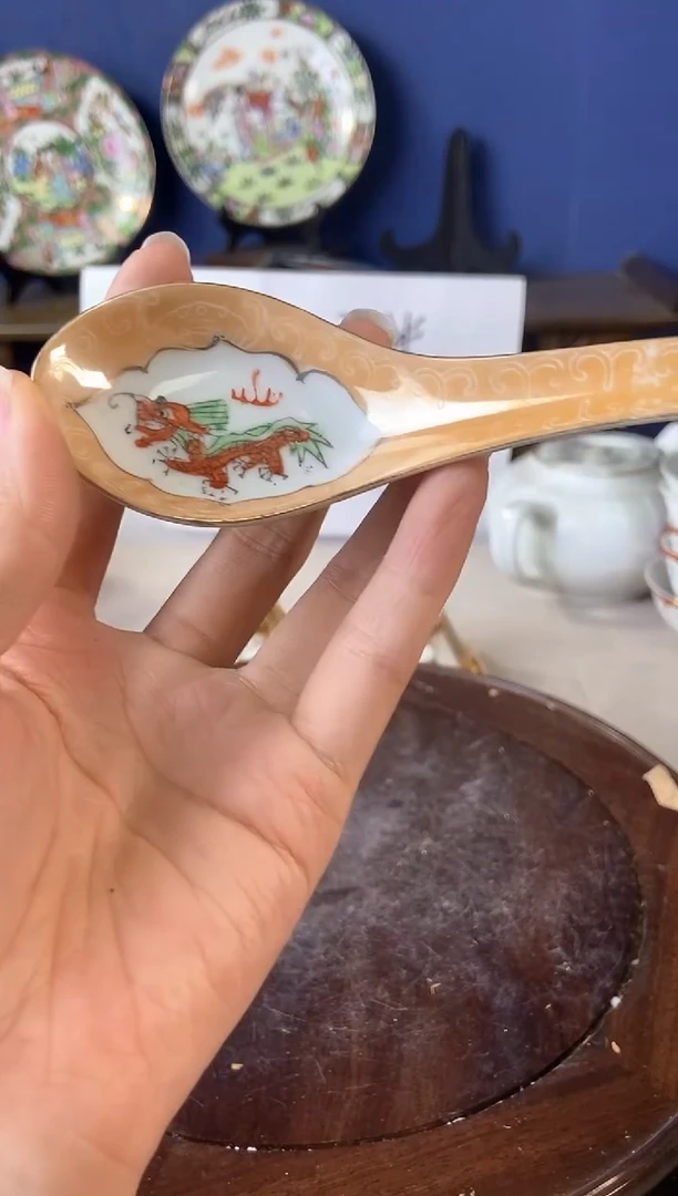 瓷片微瑕景德镇窑厂瓷摆件单件
