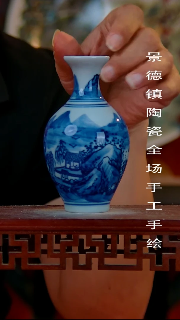 摆件景德镇陶瓷 全场手工手绘