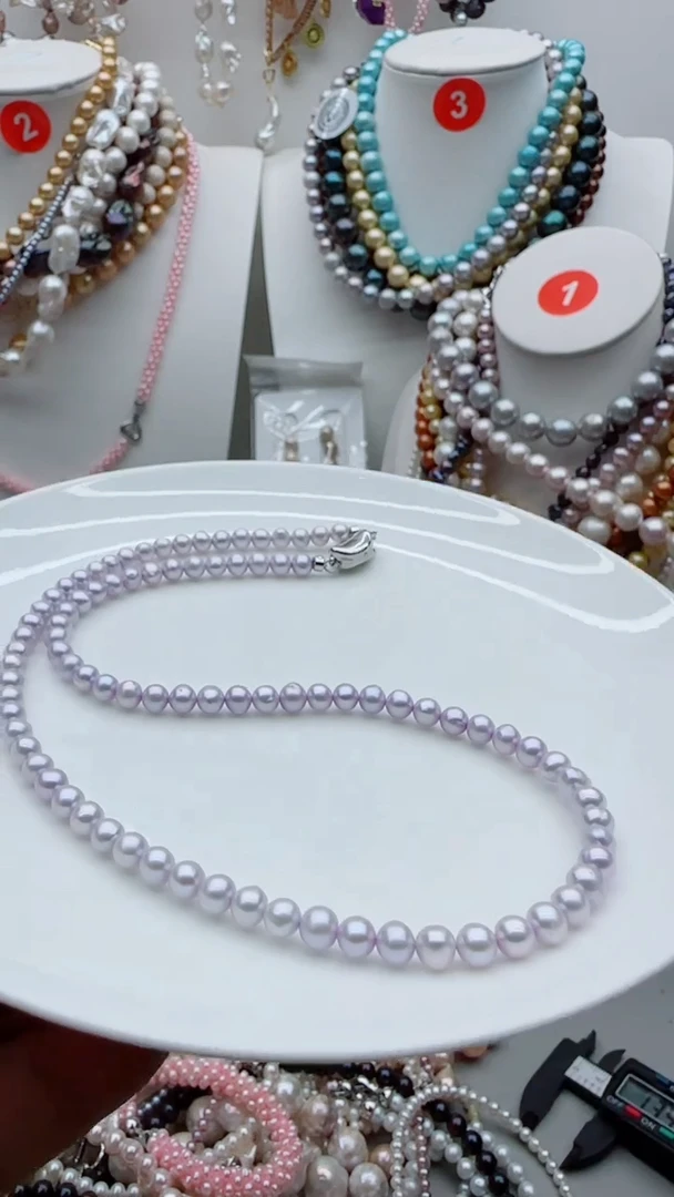 淡水珍珠未镶嵌颈饰1