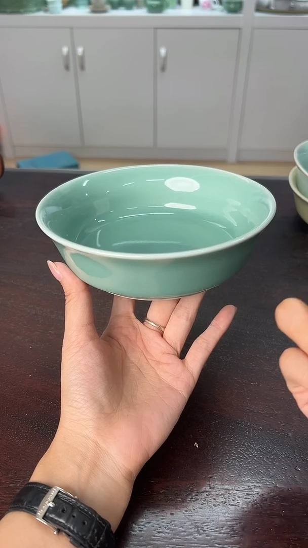 龙泉云间青瓷小米茶器