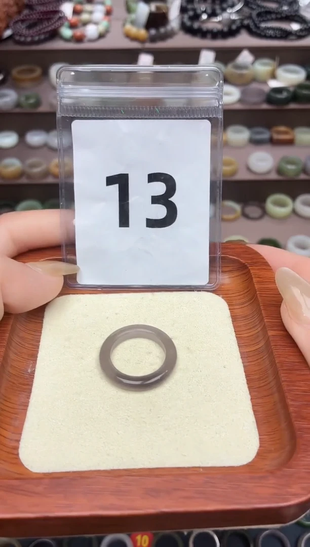 和田玉戒指未镶嵌16号