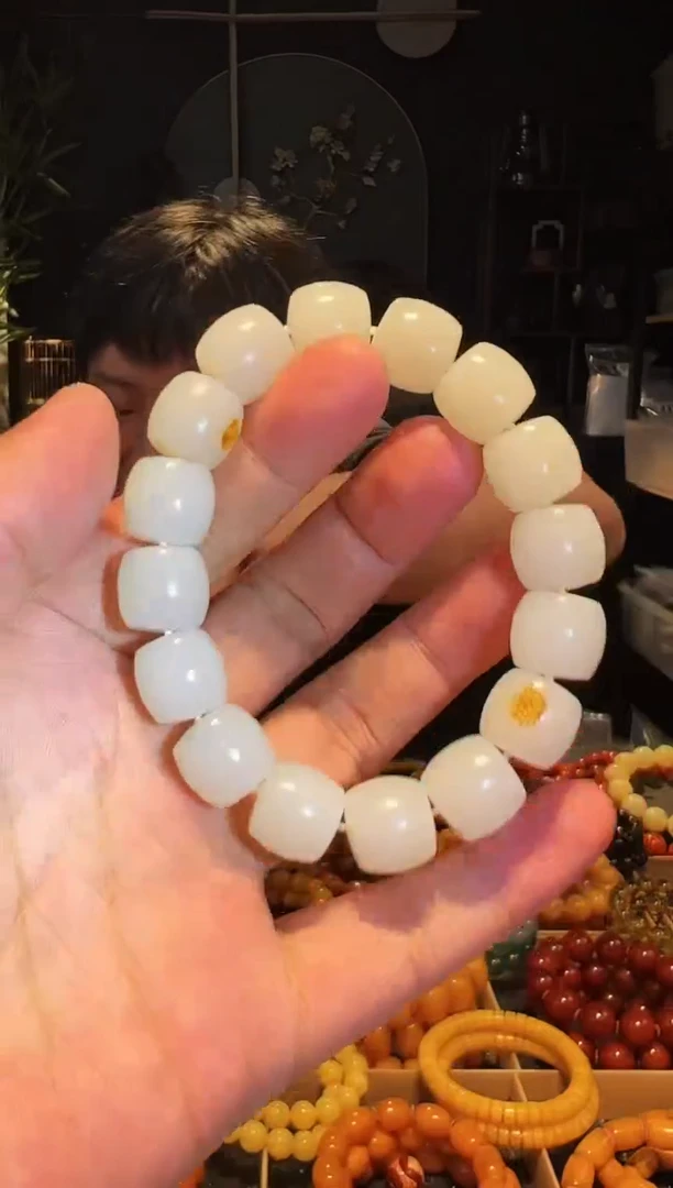 手串未镶嵌和田玉14+直切