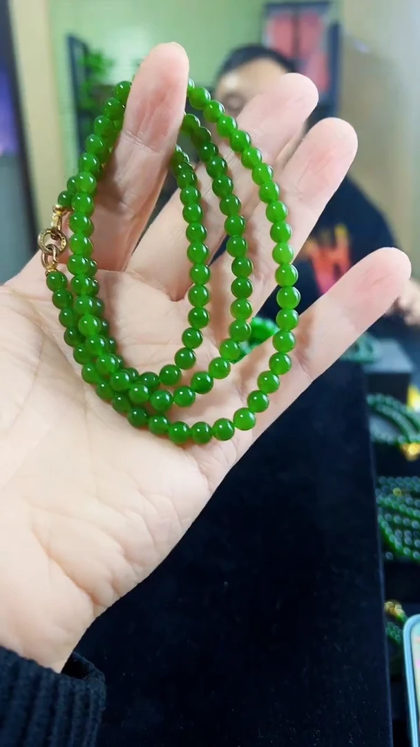 项链未镶嵌和田玉（碧玉）6