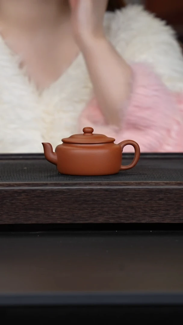【闪购商品】紫砂茶壶明清老朱泥旭帽