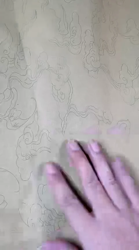 木板水印手工宣纸四尺整张